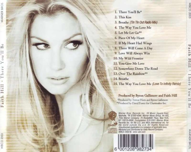 CD: Faith Hill - There You'll Be (2001)
