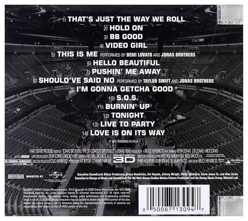 CD: Jonas Brothers - Music from the 3D Concert Experience (2009)