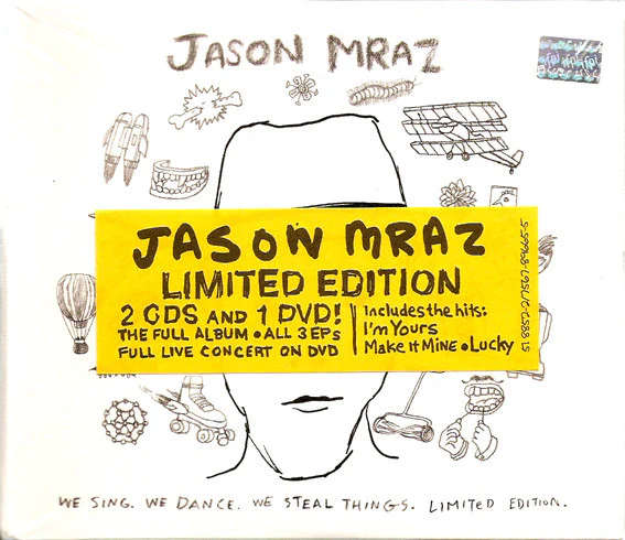 CD: Jason Mraz - We Sing. We Dance. We Steal Things. (2008) LIMITED EDITION