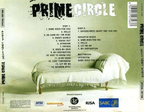 CD: Prime Circle - Hello Crazy World (2004) Two Disc Edition
