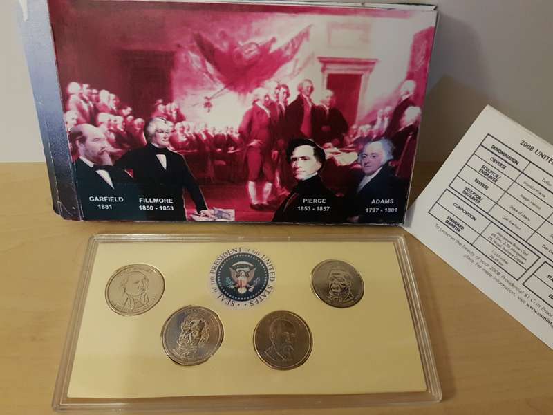 2008 US Mint Presidential $1 Coin Proof Set