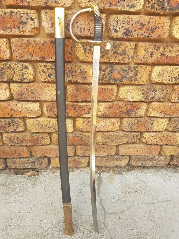 United States Marines Sword With Scabbard