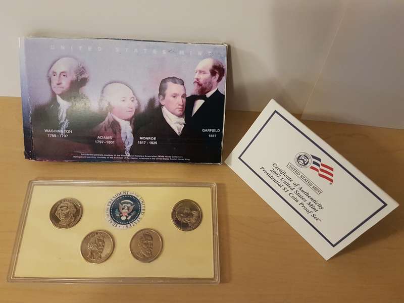 2007 US Mint Presidential $1 Coin Proof Set