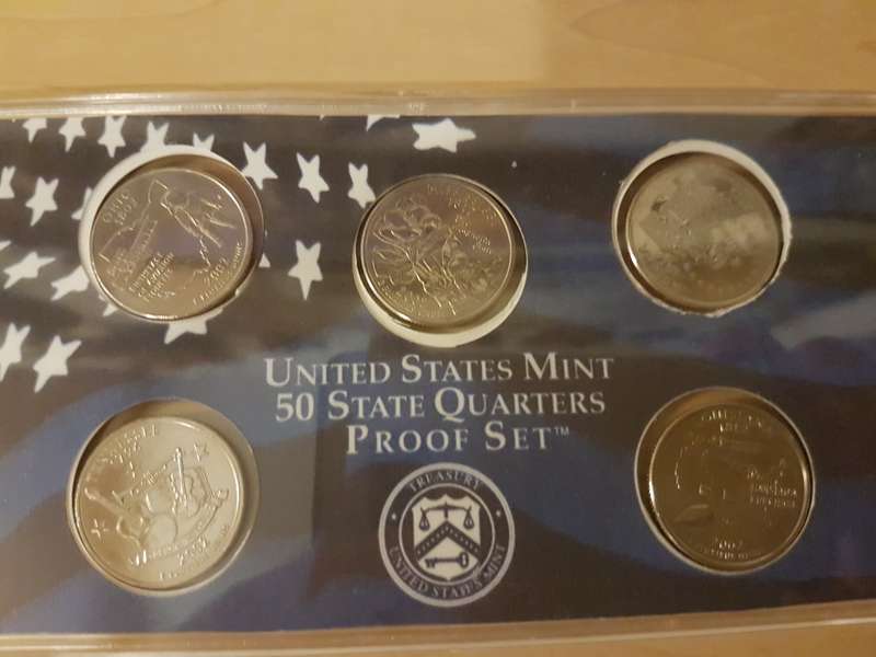 2002 US Mint 50 State Quarters Proof Set