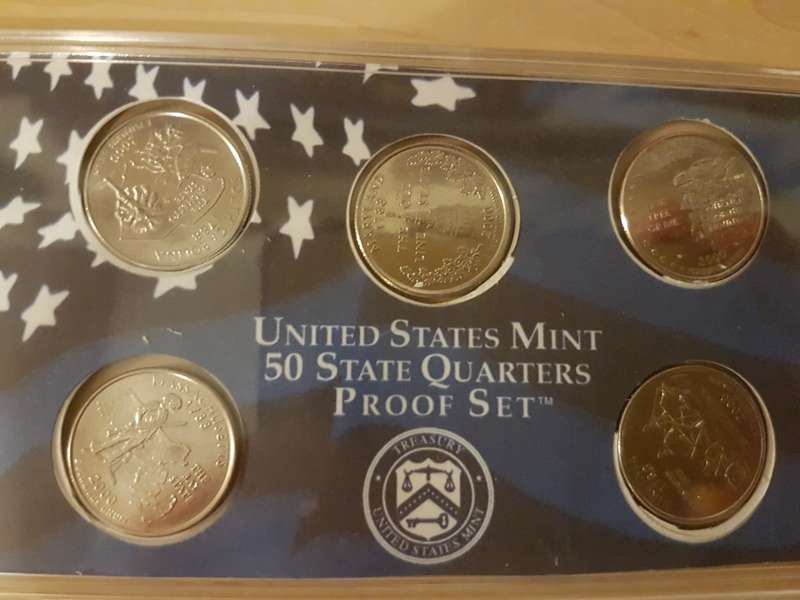 2000 US Mint 50 State Quarters Proof Set
