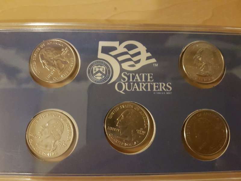2005 US Mint 50 State Quarters Proof Set