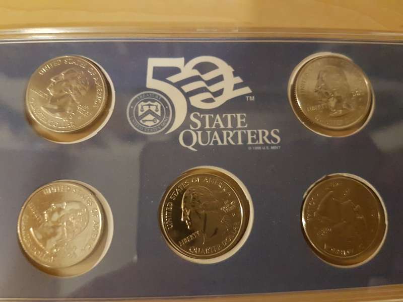 2002 US Mint 50 State Quarters Proof Set