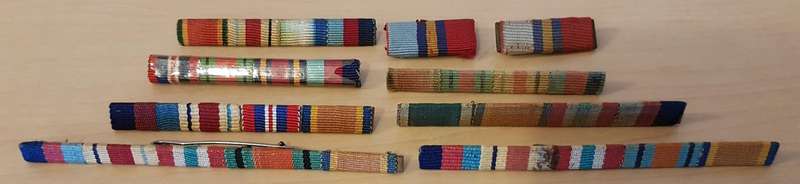 Rapportryers Ties and Pins Plus Variety of Army Ribbon Bars and Badges