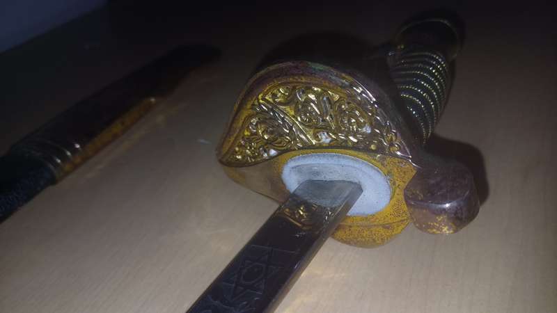 United States Marines Sword With Scabbard