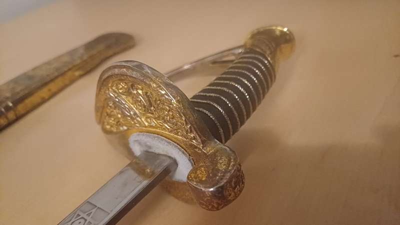 United States Marines Sword With Scabbard