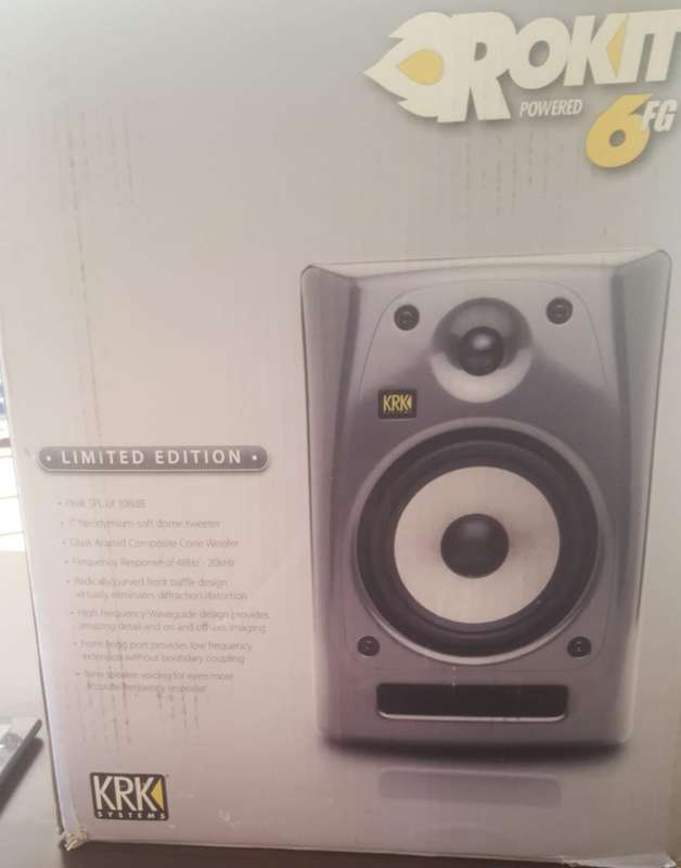 KRK Rokit 6FG Gen2 Studio monitor Speakers Limited Edition