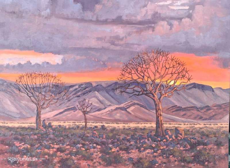 Richard Beyleveldt unframed 60 x 45 cm