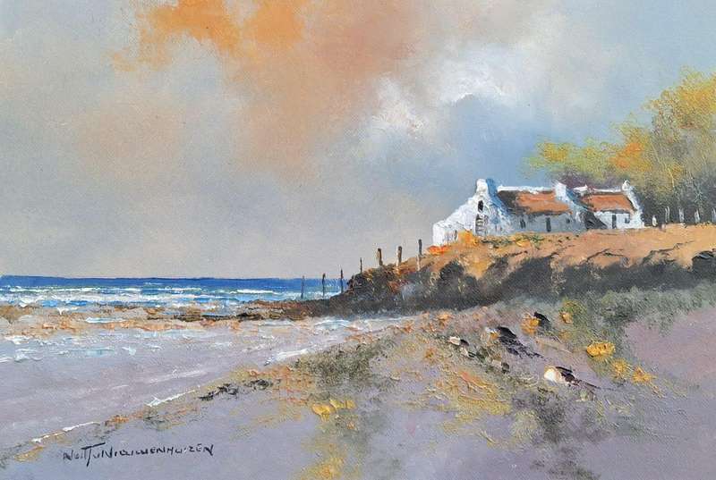 Neil janse Van Nieuwenhuizen Oil on Canvas on Board 35 x 25 cm