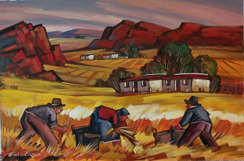 Emile Cronje Unframed 90 x 60 cm