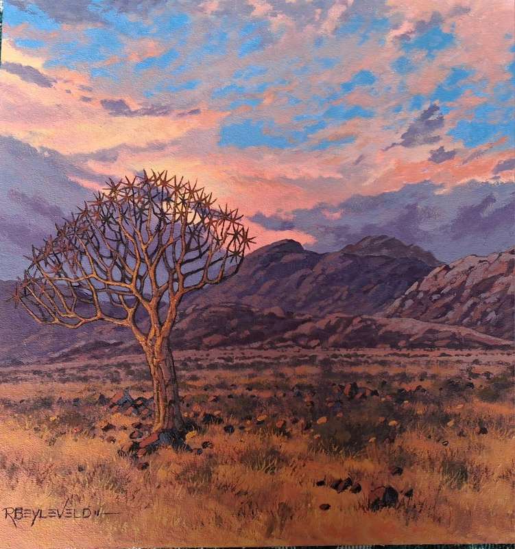 Richard Beyleveldt unframed 40 x 40 cm