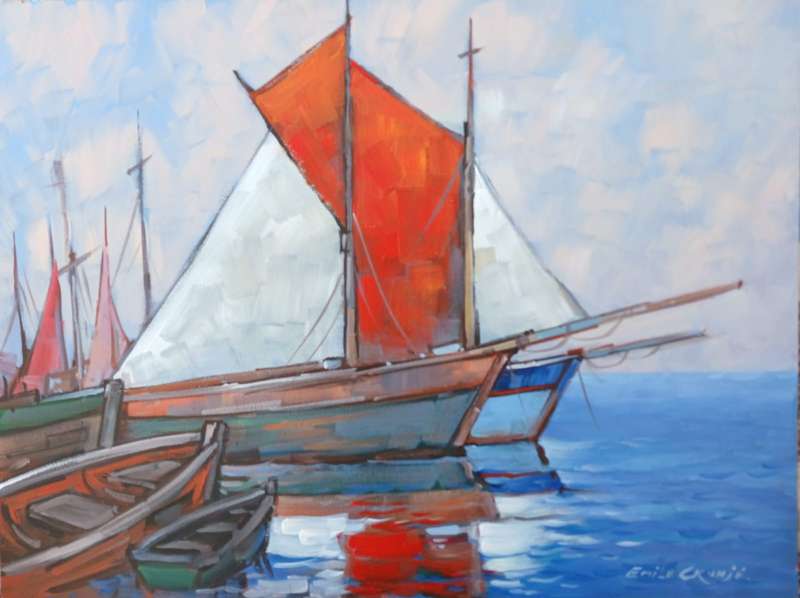 Emile Cronje Unframed 60 x 45 cm