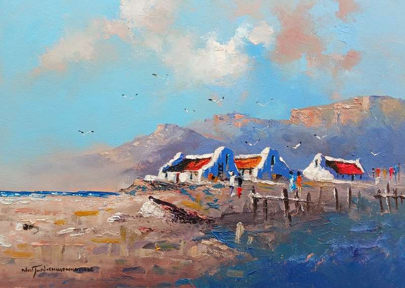 Neil janse Van Nieuwenhuizen Oil on Canvas on Board 35 x 25 cm