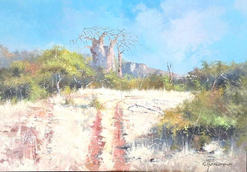 Neil janse Van Nieuwenhuizen Oil on Canvas on Board 50 x 35 cm