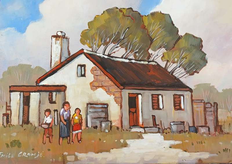 Emile Cronje Unframed 35 x 25 cm