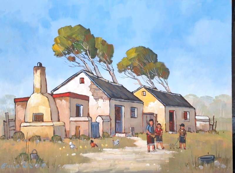 Emile Cronje Unframed 60 x 45 cm