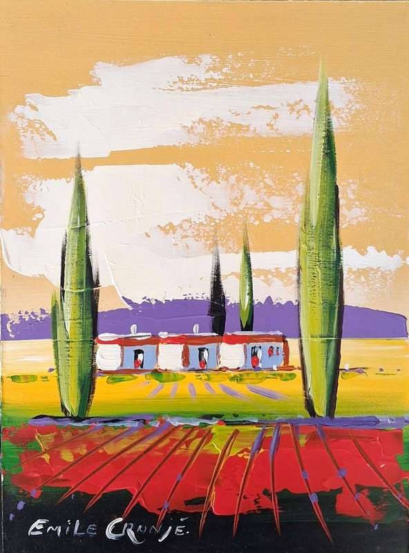 Emile Cronje Unframed 22 x 30 cm