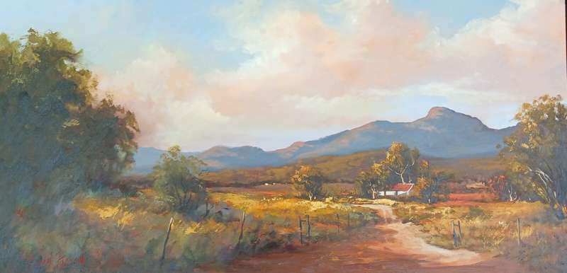 Stan Polson unframed 90 X 45 CM