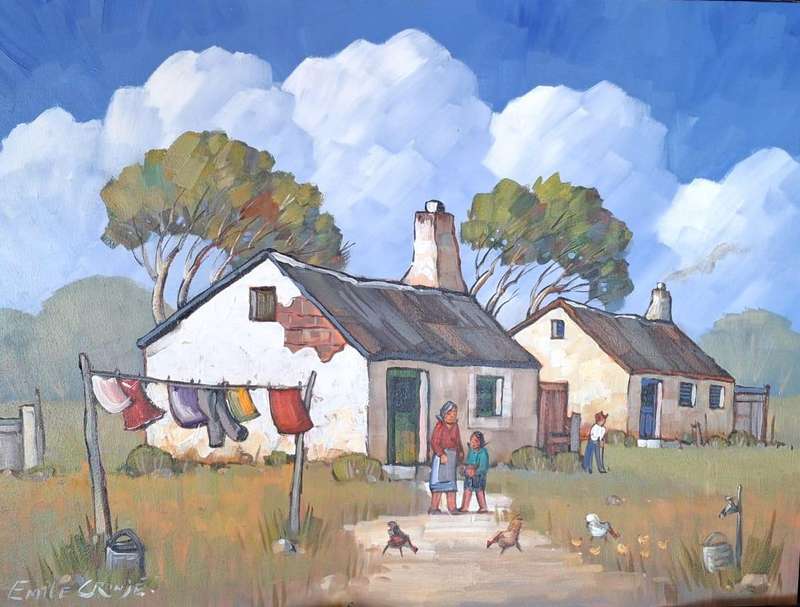 Emile Cronje Unframed 60 x 45 cm