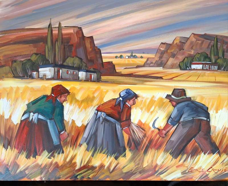 Emile Cronje Unframed 60 x 45 cm