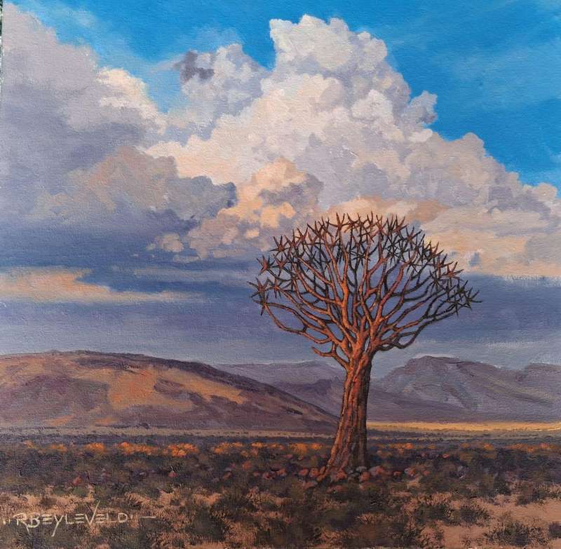 Richard Beyleveldt unframed 40 x 40 cm