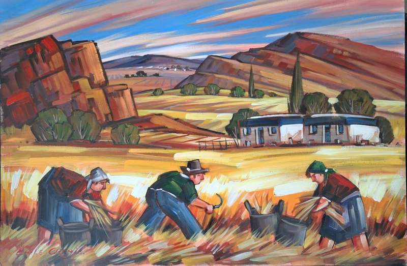 Emile Cronje Unframed 90 x 60 cm