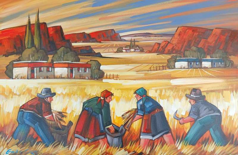 Emile Cronje Unframed 90 x 60 cm