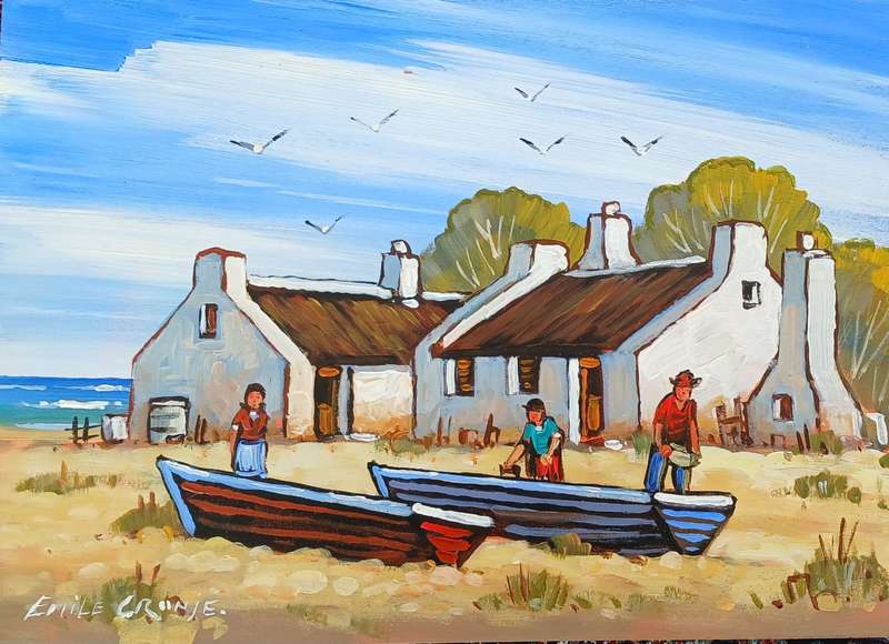 Emile Cronje Unframed 35 x 25 cm