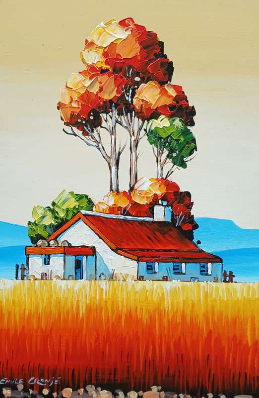 Emile Cronje Unframed 30 x 45 cm