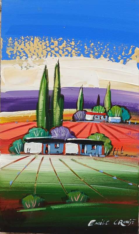 Emile Cronje Unframed 25 x 15 cm