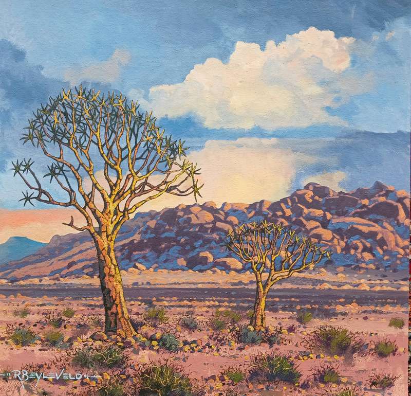 Richard Beyleveldt unframed 40 x 40 cm