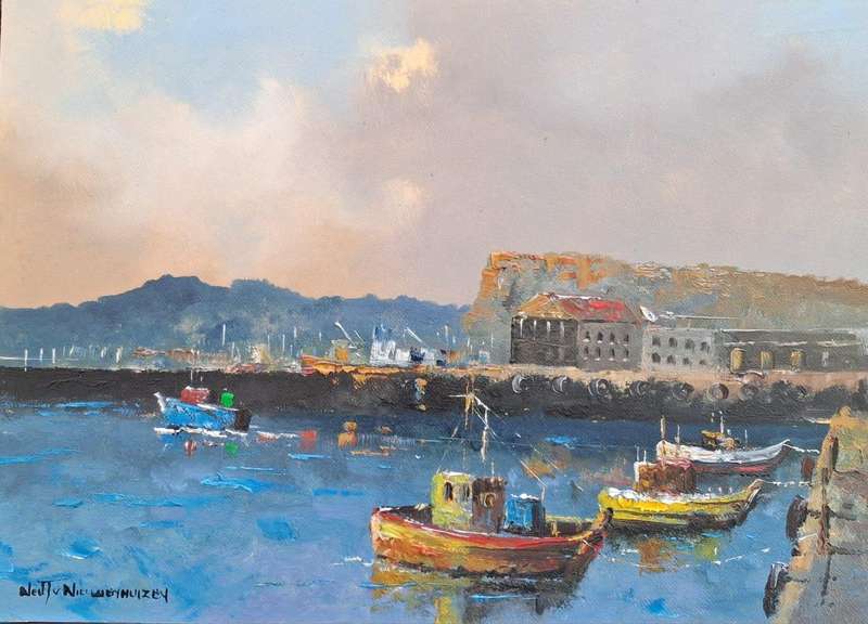 Neil janse Van Nieuwenhuizen Oil on Canvas on Board 35 x 25 cm