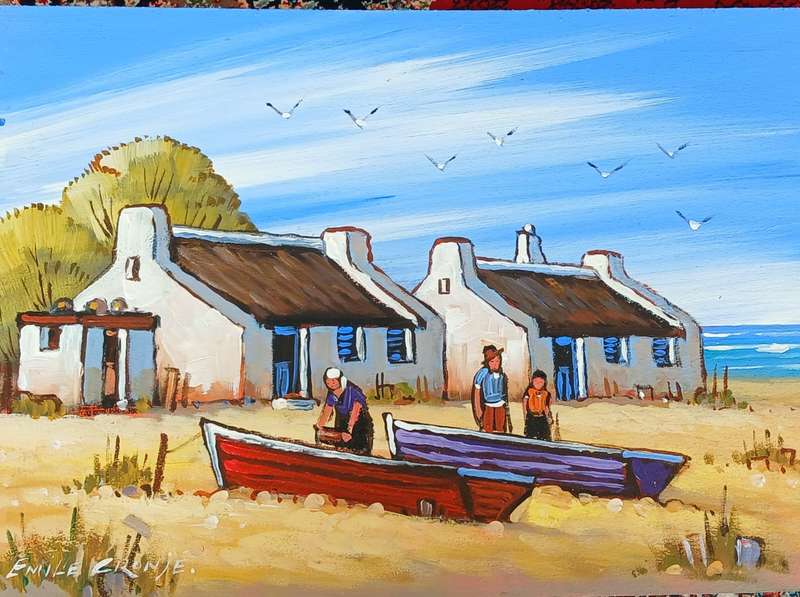 Emile Cronje Unframed 35 x 25 cm