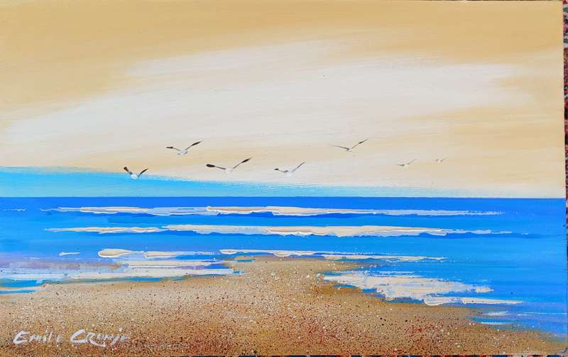 Emile Cronje Unframed 40 x 25 cm