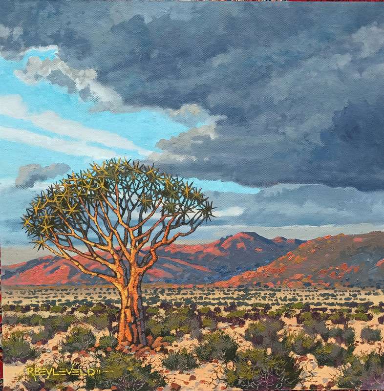 Richard Beyleveldt unframed 40 x 40 cm