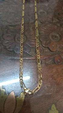 Beautiful 9ct Yellow Gold Figaro 3+1 Link Chain Necklace. John Hardy Manufactures / Brand.