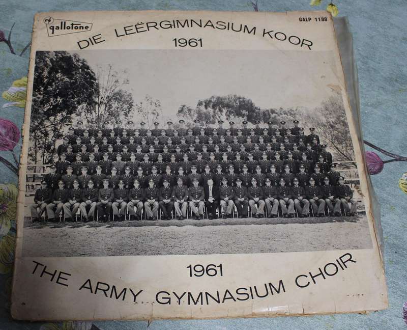 Rare The Army Gymnasium Choir. 1961 LP