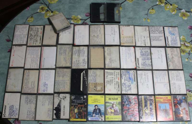 45 Cassette Tapes with different kinds of music for the collector.