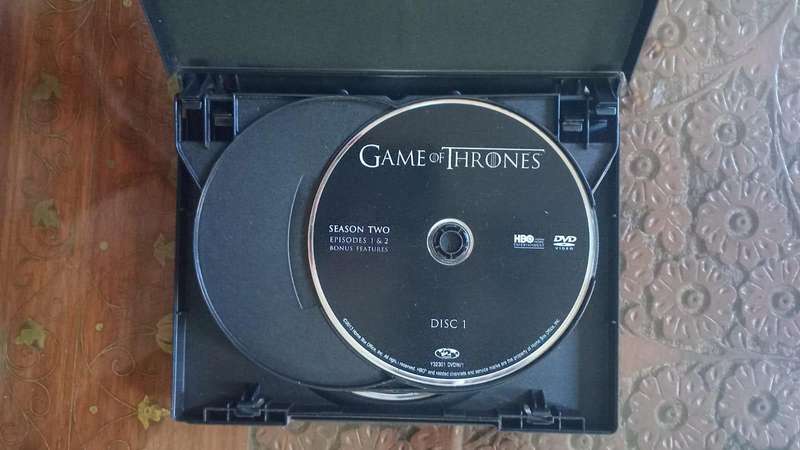Game of Thrones (S1 & S2) Dvd box set.
