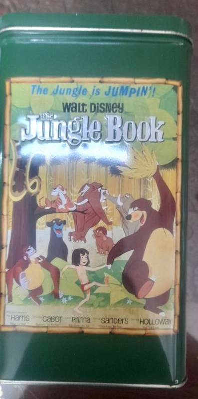 Walt Disney's 40th Anniversary Rare & Collectable The Jungle Book Tin Coin Bank.