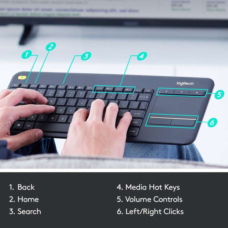 Logitech K400 - Touch plus