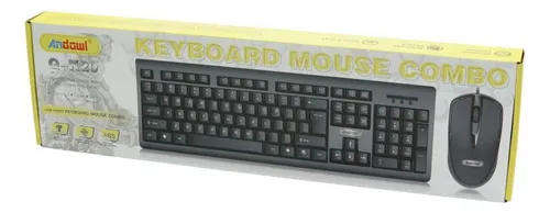 Andowl Q-K20 Keyboard - 2-in-1 Keyboard Set