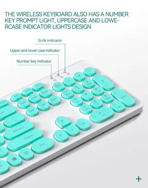 Andowl TF770 Wireless Keyboard & Mouse Set