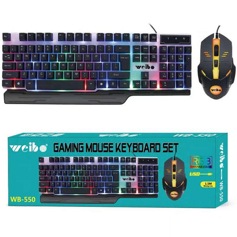 Weibo WB-550 Gaming Keyboard and Mouse Set
