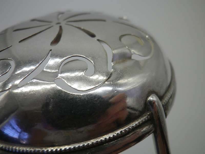 Norwegian 830 Silver Sugar Sifter O I Hovland 21.5 cm 37g