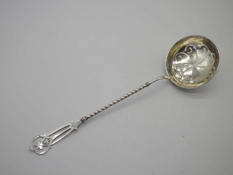 Norwegian 830 Silver Sugar Sifter O I Hovland 21.5 cm 37g